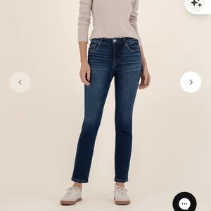 NWT Kut from the Kloth High Rise Reese Ankle Straight Leg Jeans